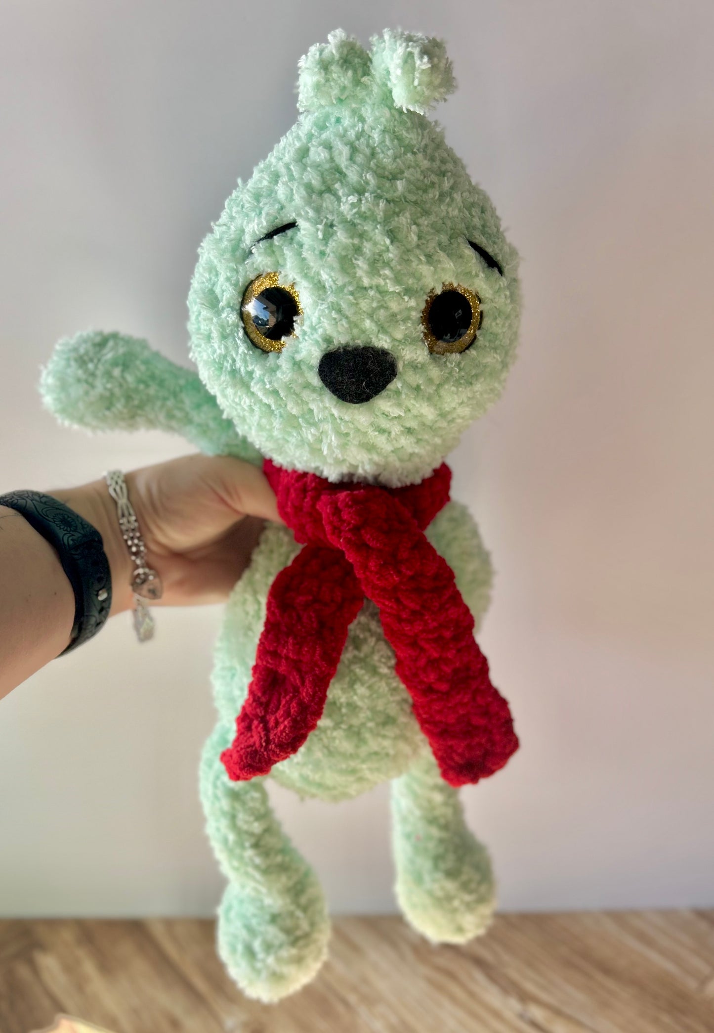 Mr Misunderstood - The Christmas Grinch Crochet Soft Toy / Plush