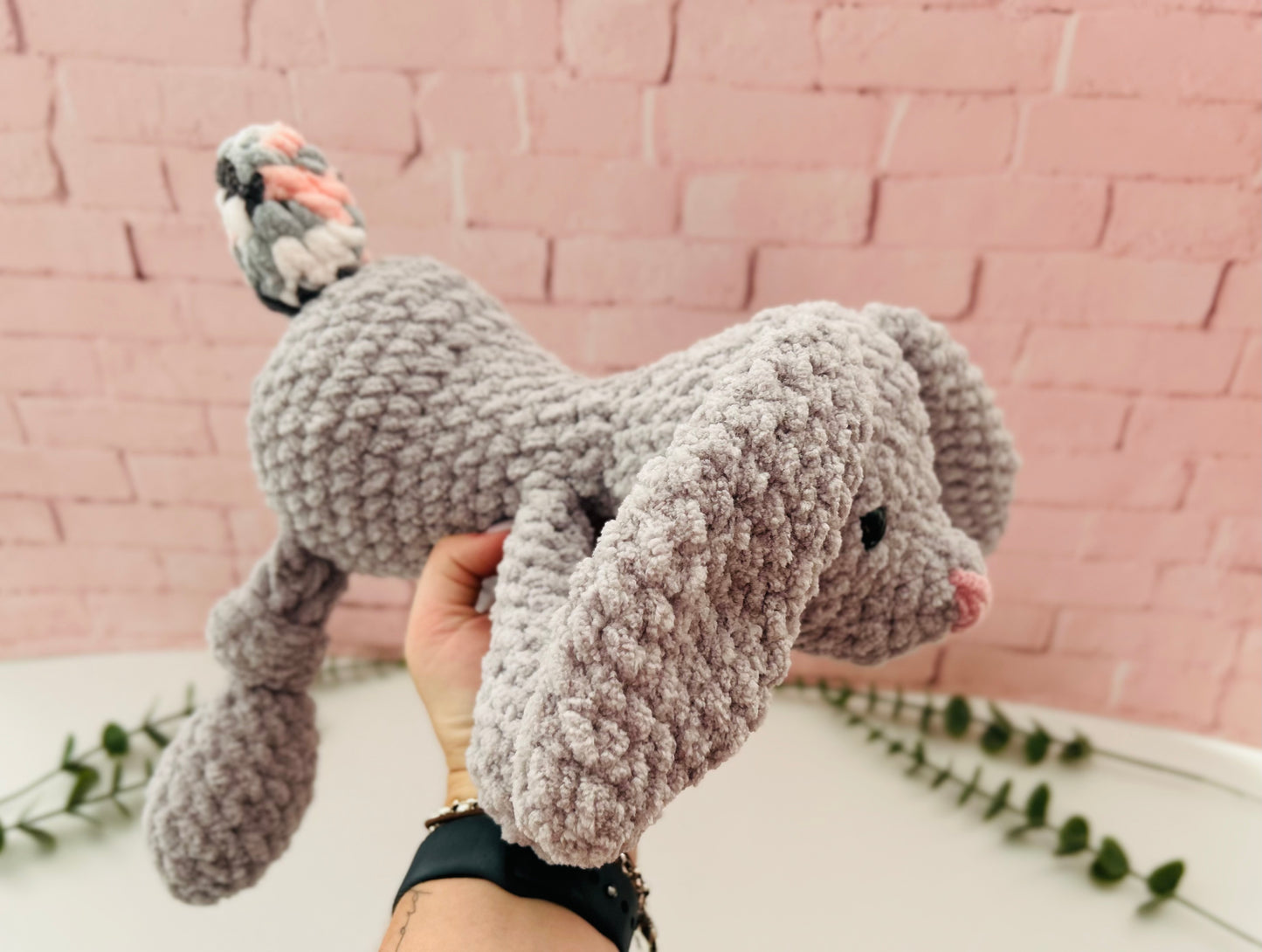 Bunnie Rabbit - Knotted Crochet Plushie