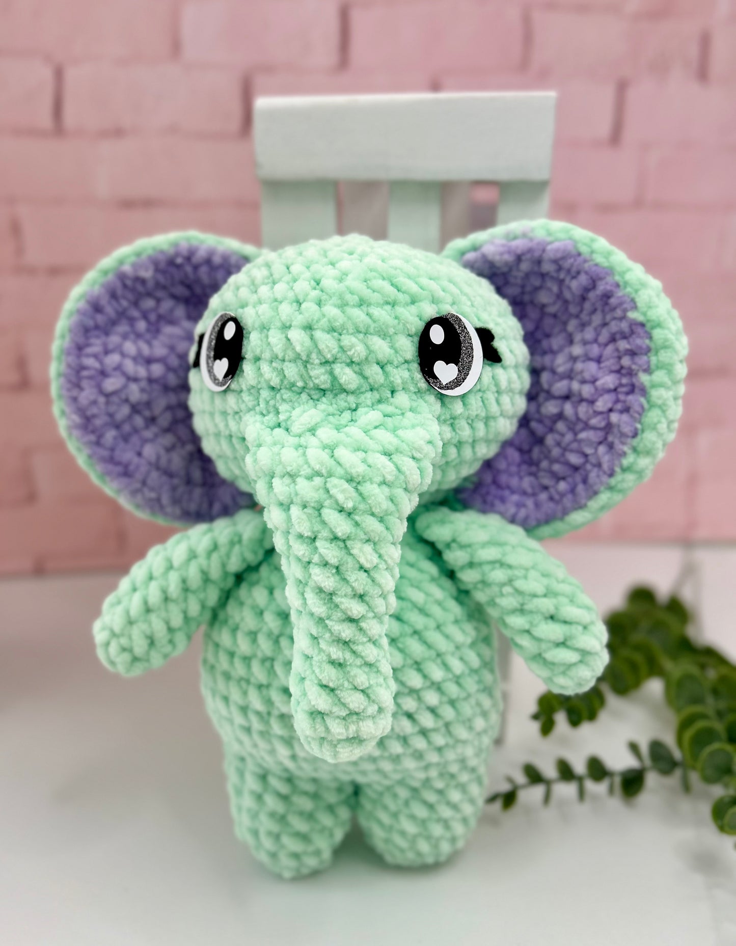 Ella the Elephant - Crochet Plushie