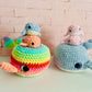 Mumma Whale + Babies - Crochet Soft Toy