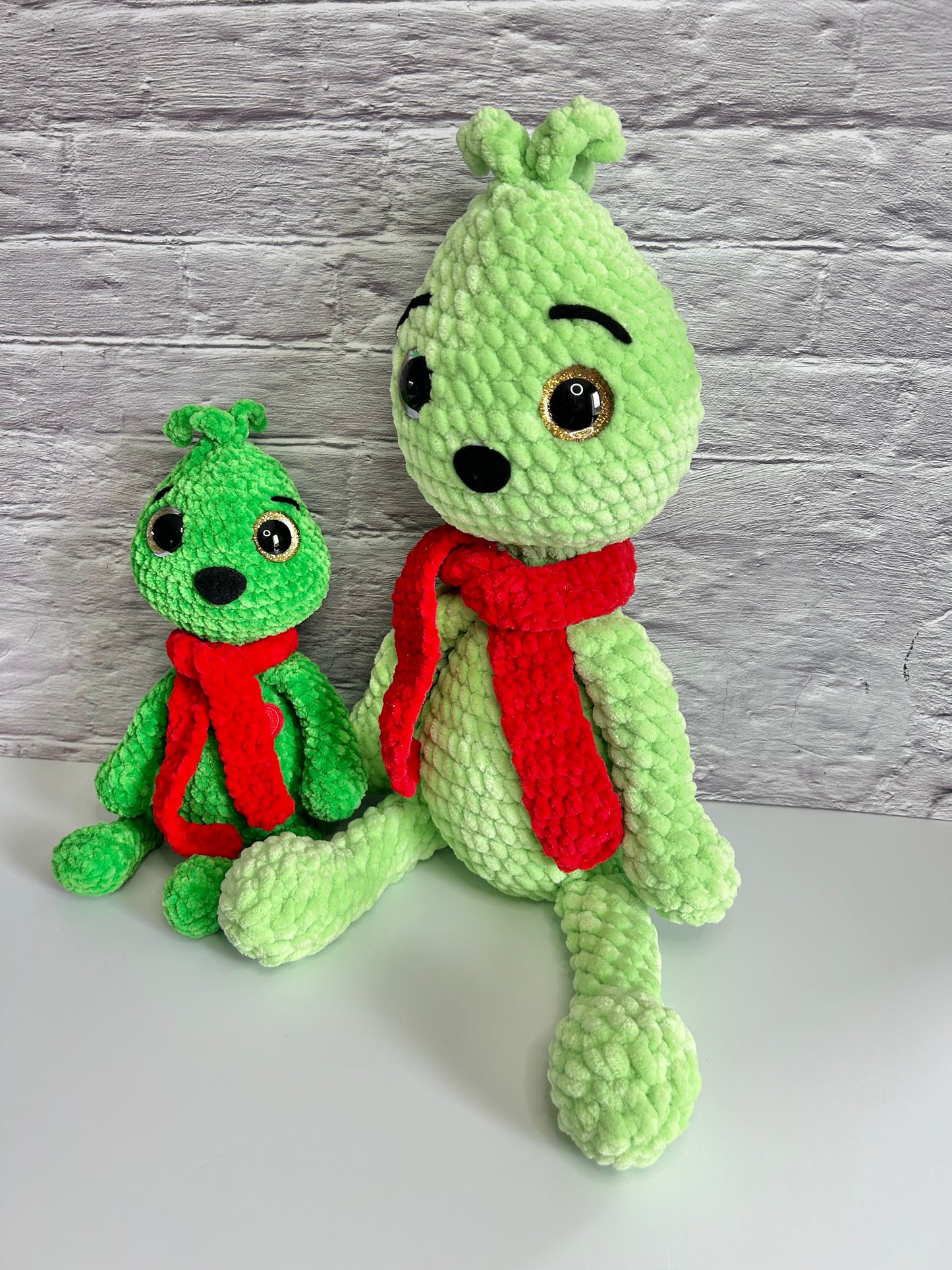 Mr Misunderstood - The Christmas Grinch Crochet Soft Toy / Plush