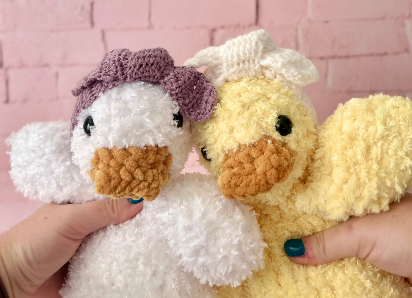 Della the Puddle Duck - Crochet Snuggler