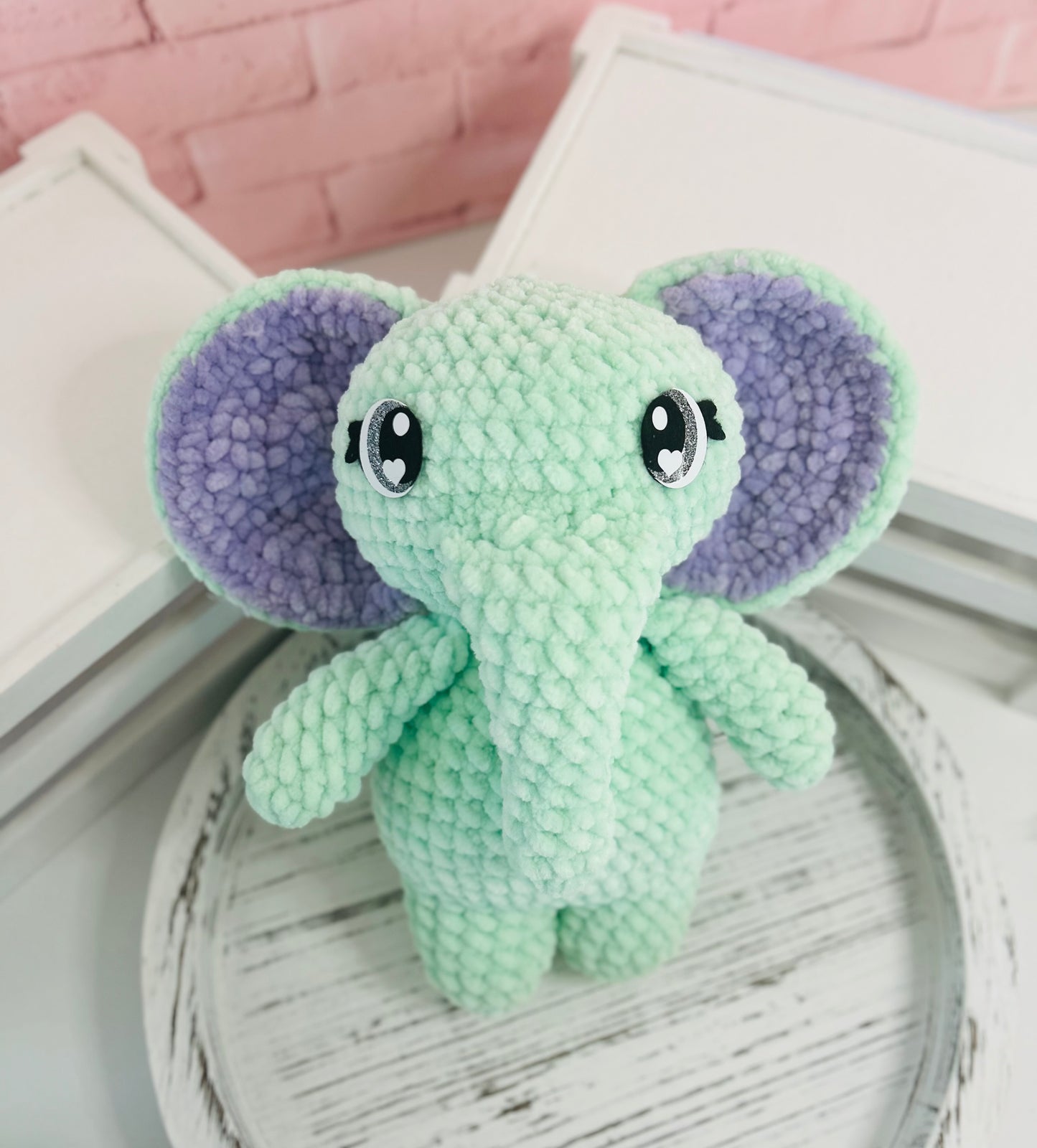 Ella the Elephant - Crochet Plushie