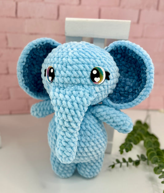 Ella the Elephant - Crochet Plushie