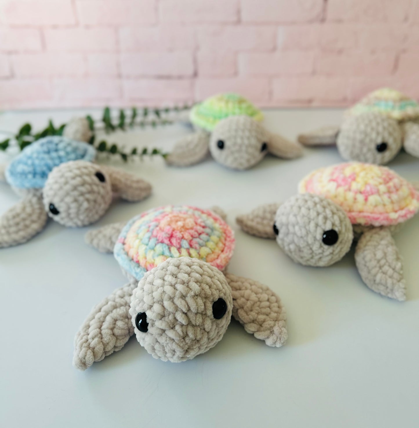 Plush Crochet Turtles (Small)