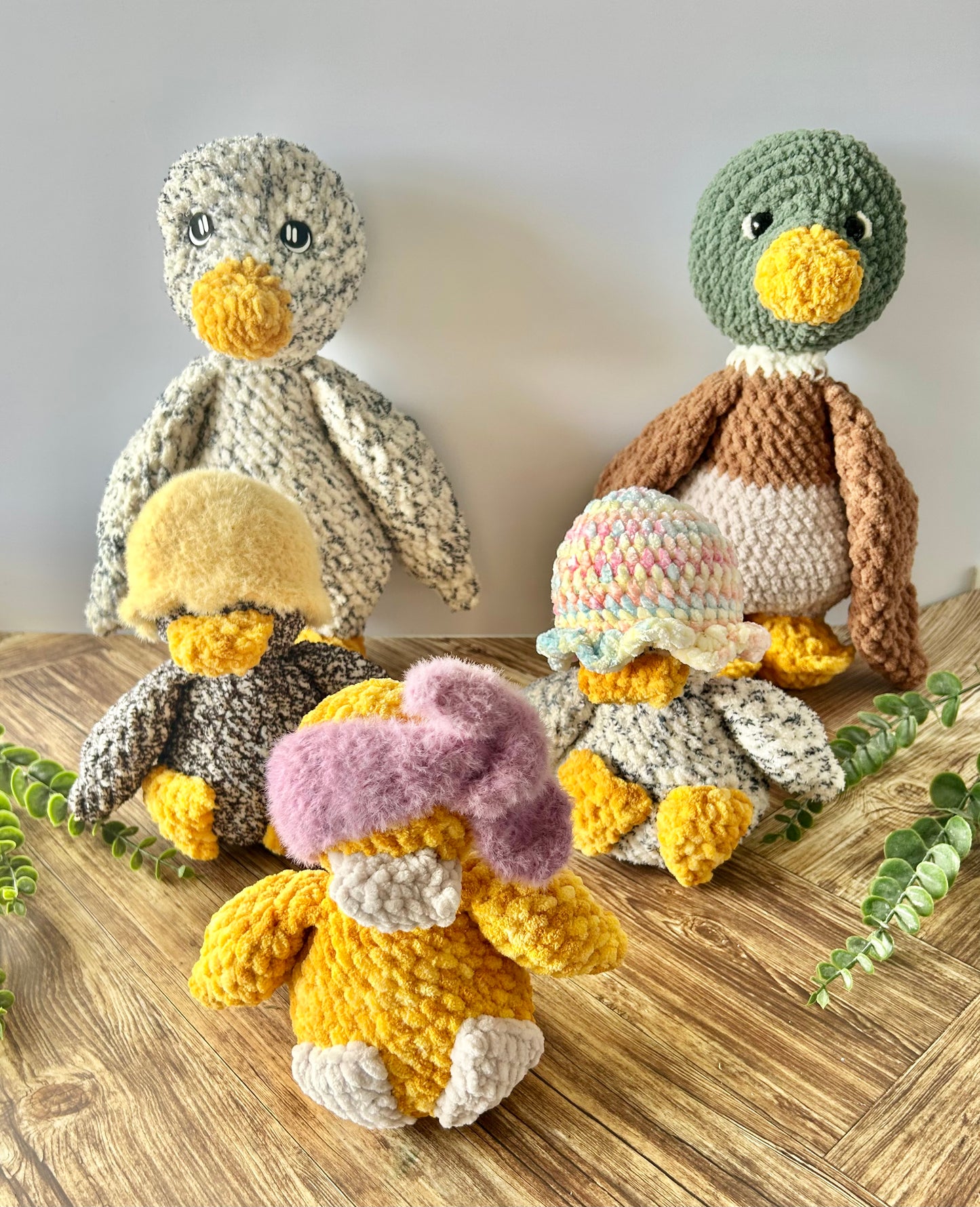 Della the Puddle Duck - Crochet Soft Toy / Plushie