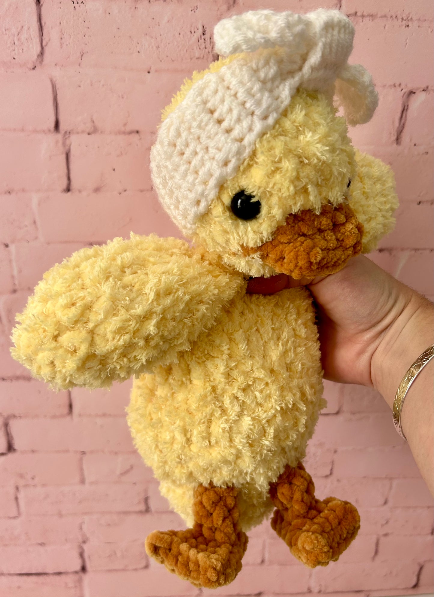 Della the Puddle Duck - Crochet Snuggler