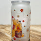 Winnie the Pooh - Libbey Glass, Beer Can Style Drinking Glass