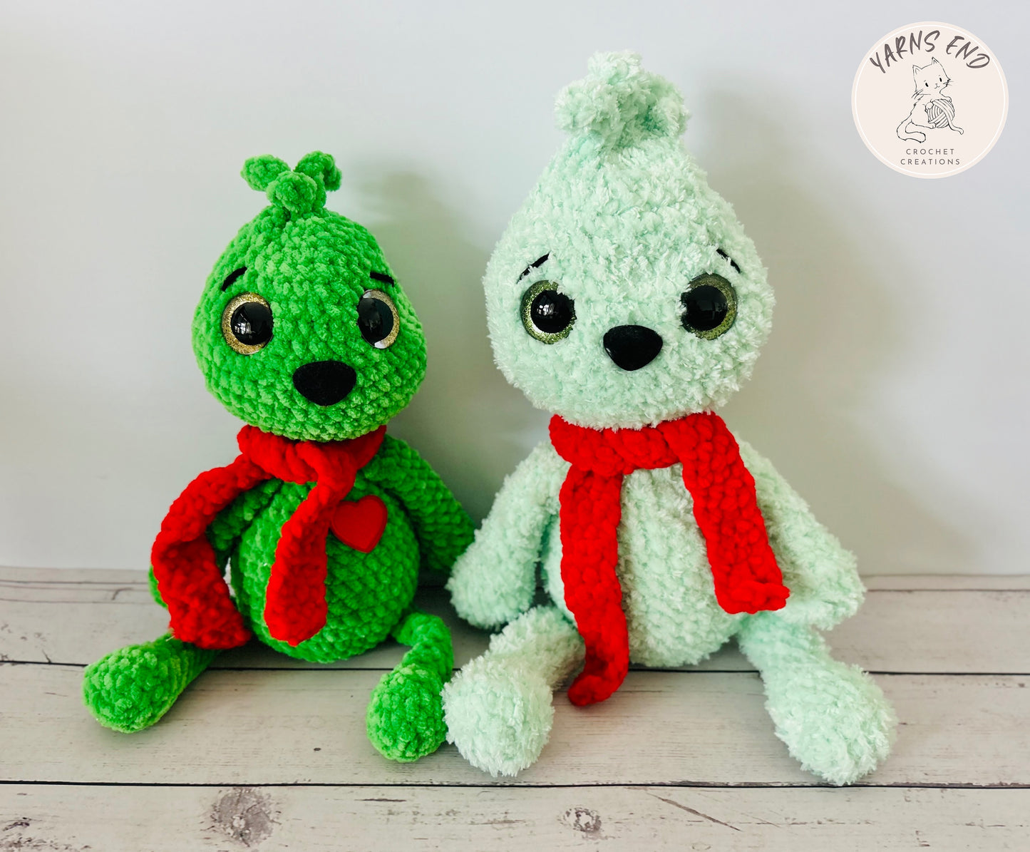 Mr Misunderstood - The Christmas Grinch Crochet Soft Toy / Plush