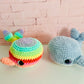 Mumma Whale + Babies - Crochet Soft Toy