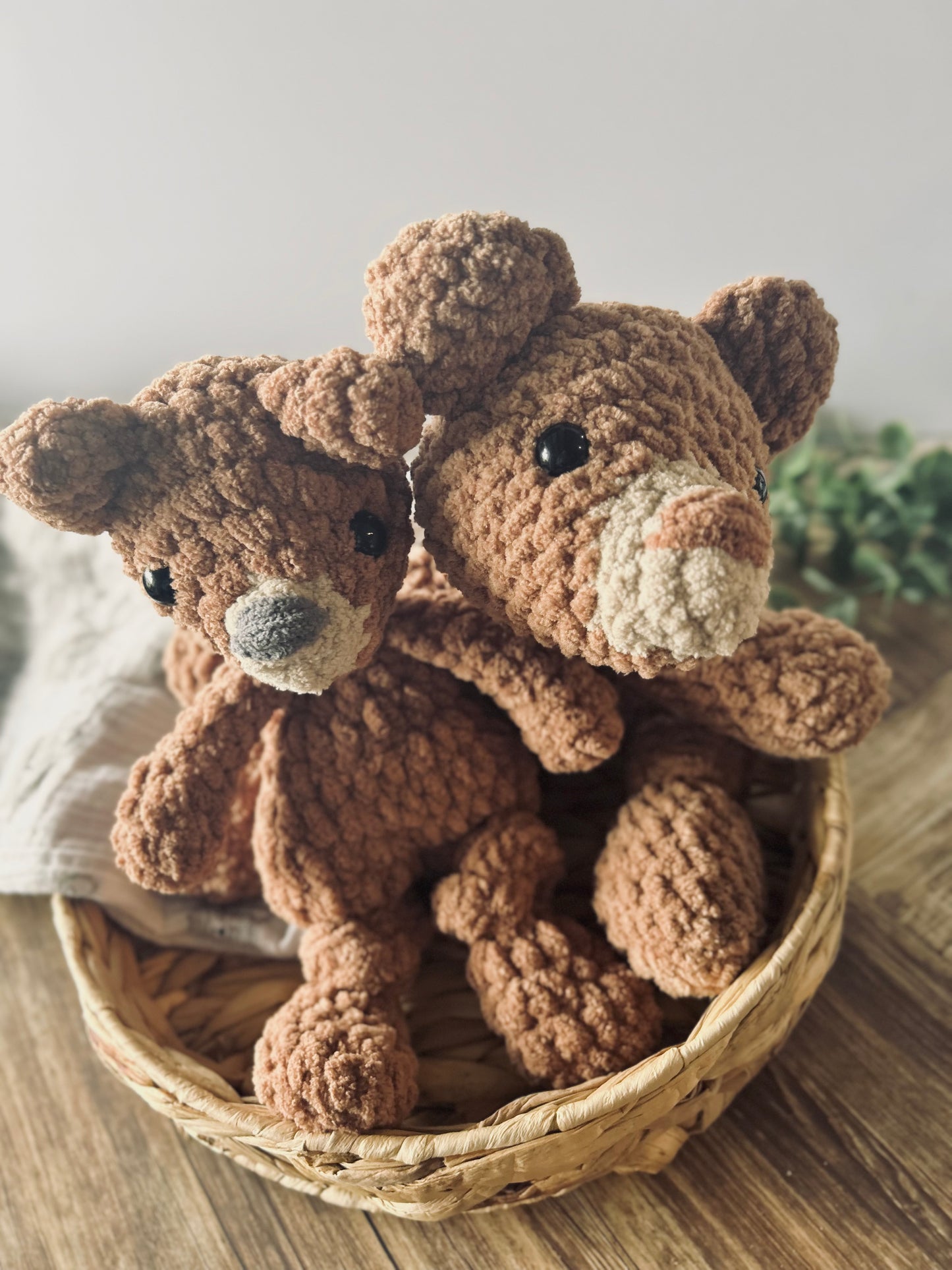 Mini Ever Bear - Crochet Snuggler / Lovey