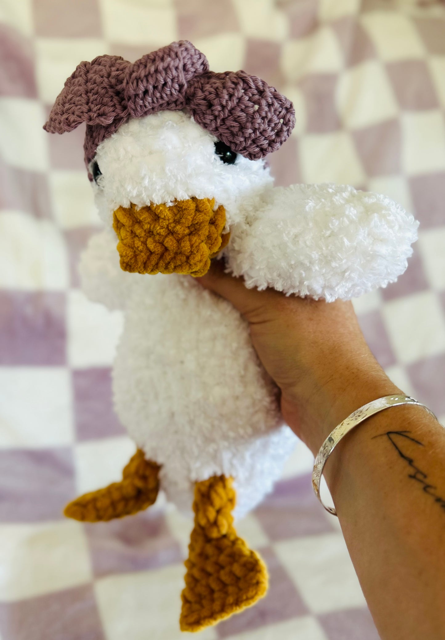 Della the Puddle Duck - Crochet Snuggler