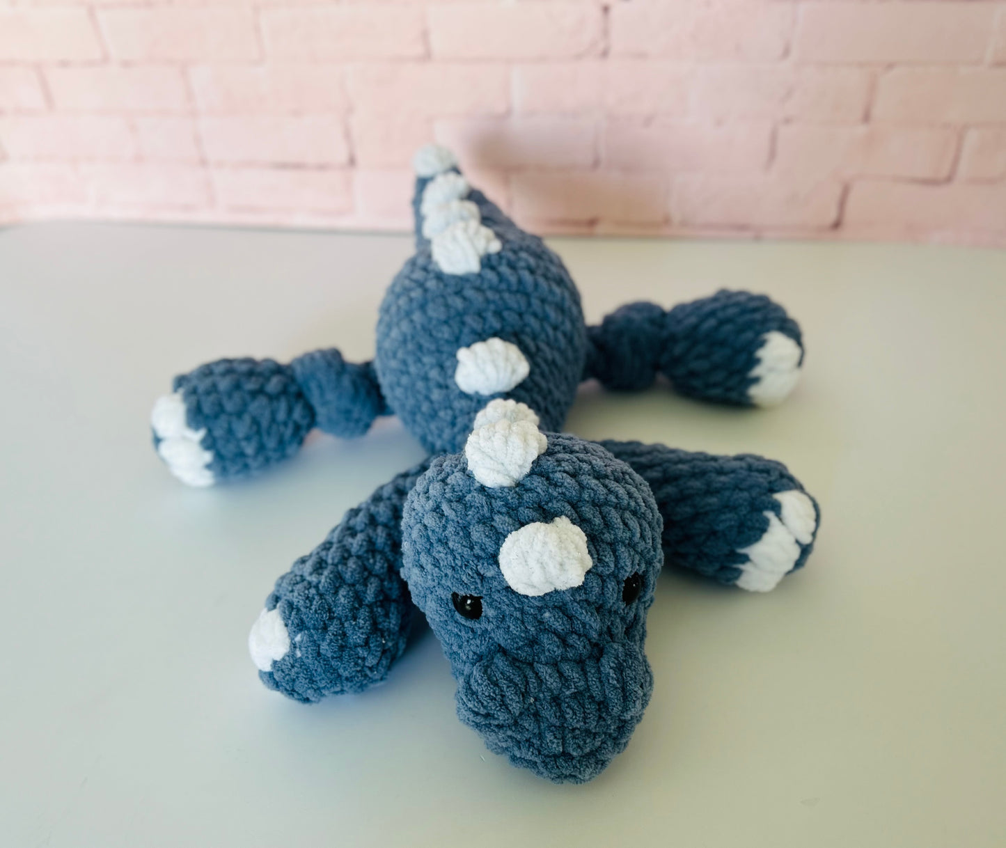 Dune Dino - Knotted Crochet Plushie