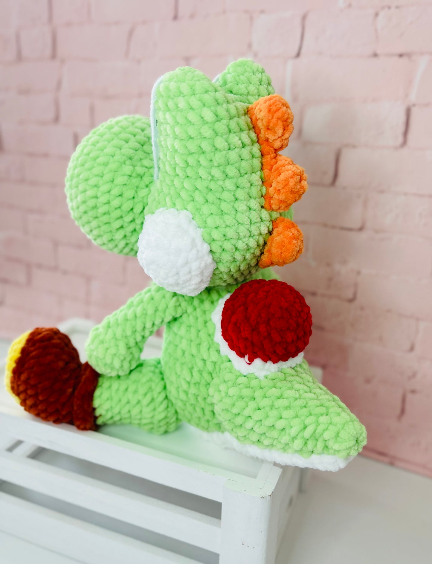 Yoshi, inspired Crochet Toy