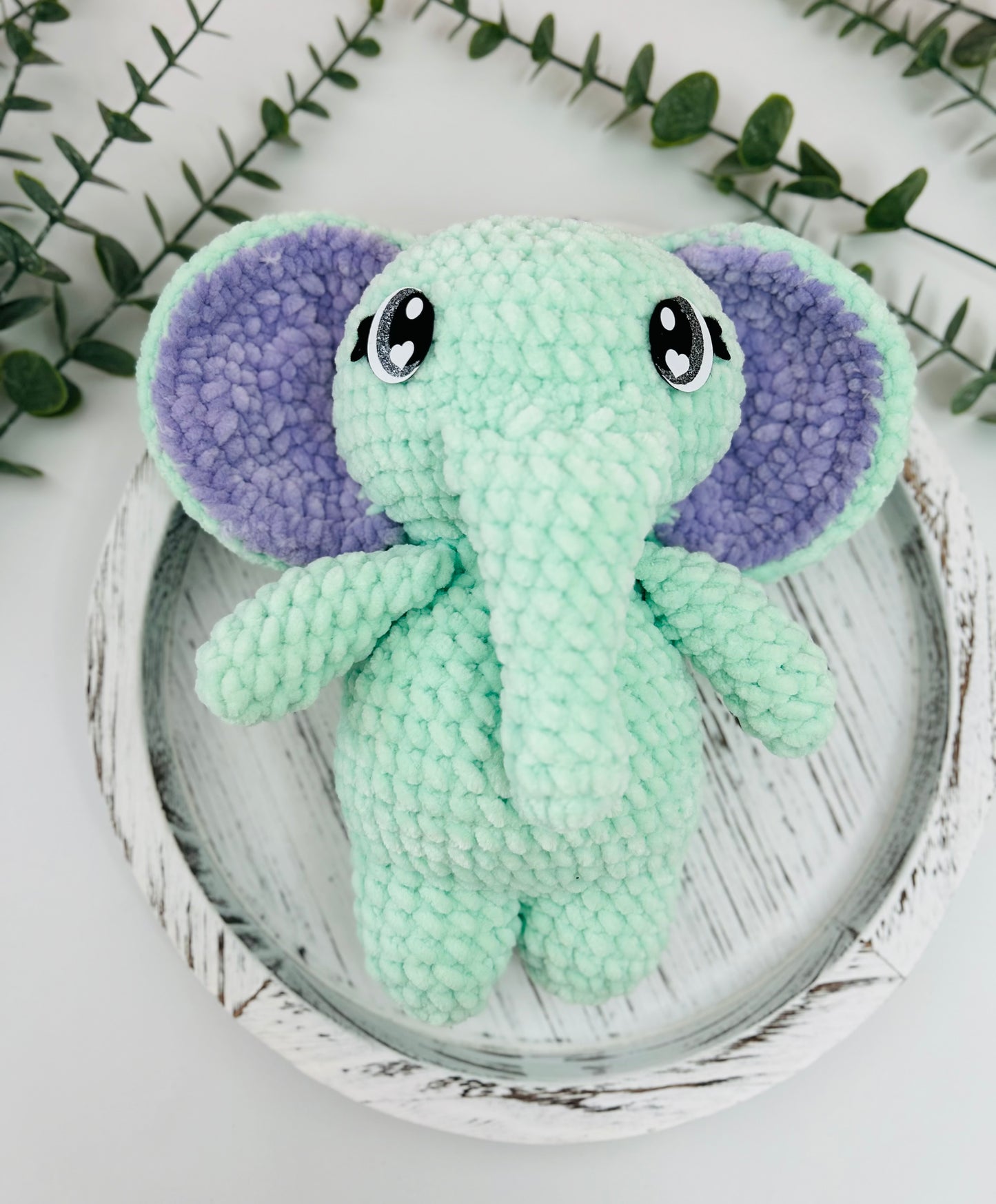 Ella the Elephant - Crochet Plushie