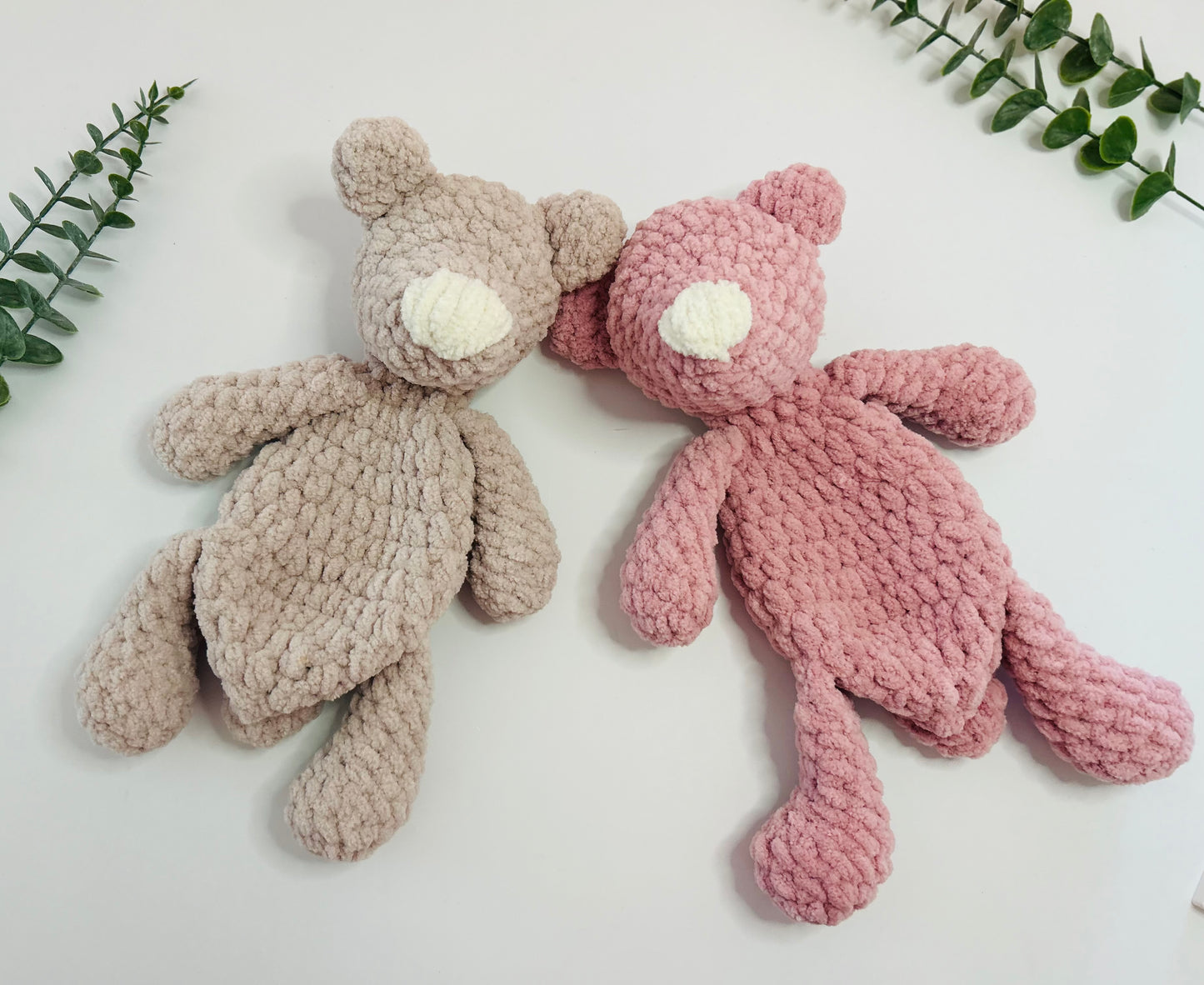 Jr Bear - Crochet Snuggler Soft Toy