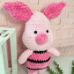 Jumbo Piglet Crochet Plush Toy