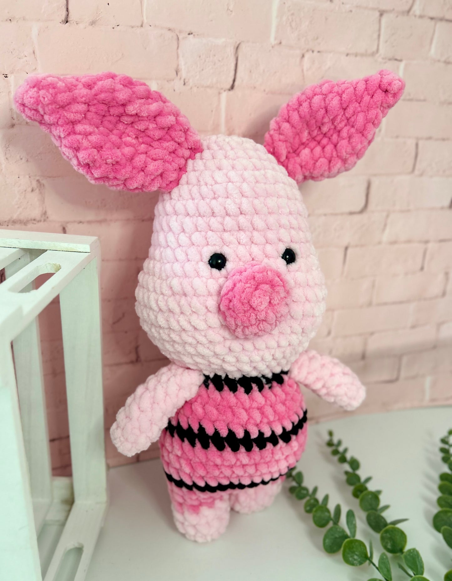 Jumbo Piglet Crochet Plush Toy