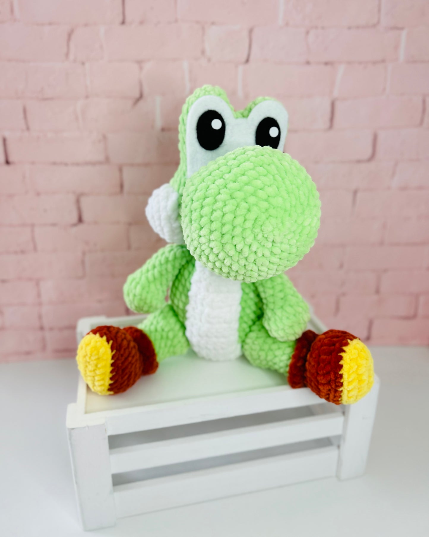 Yoshi, inspired Crochet Toy