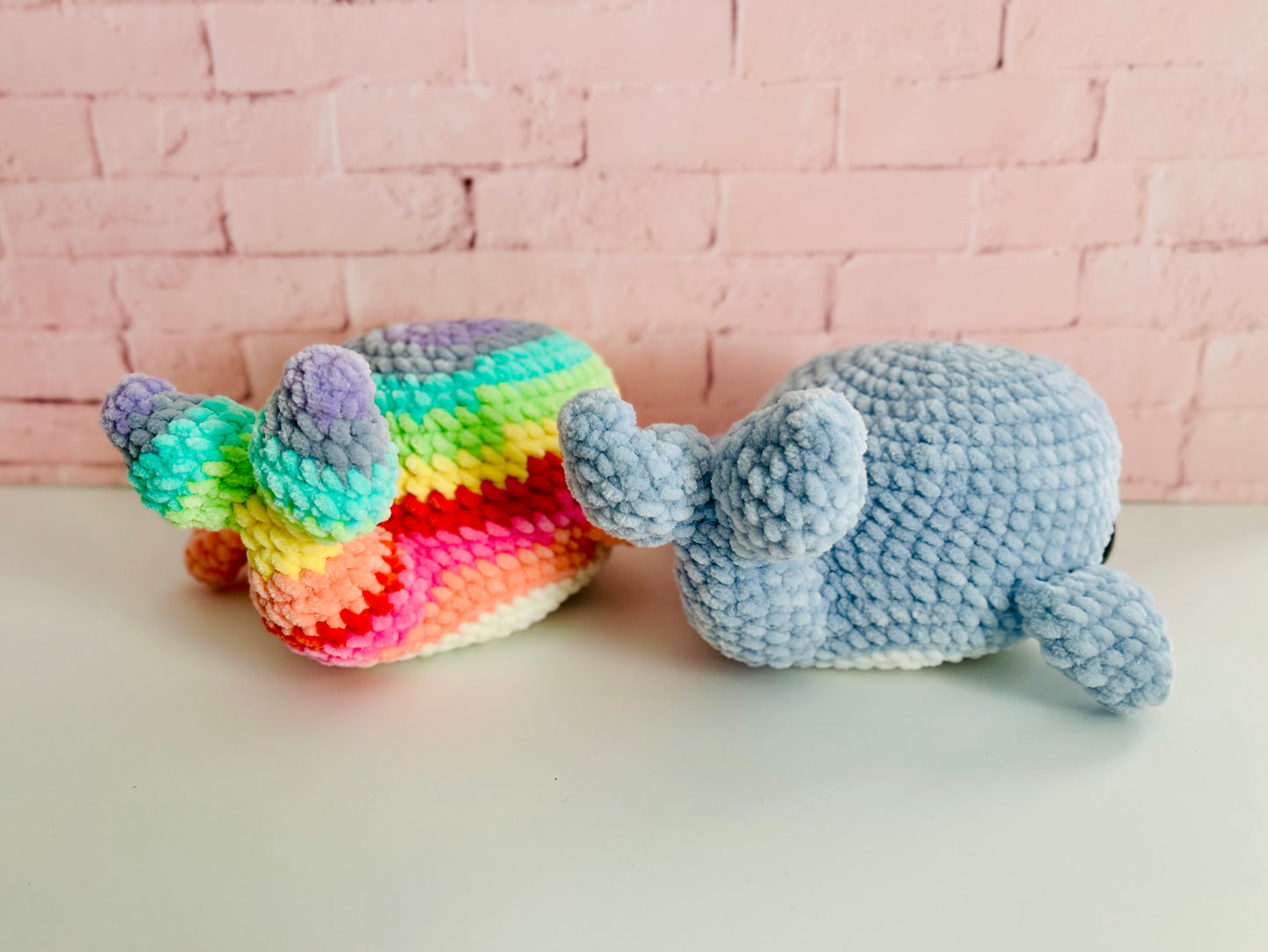 Mumma Whale + Babies - Crochet Soft Toy