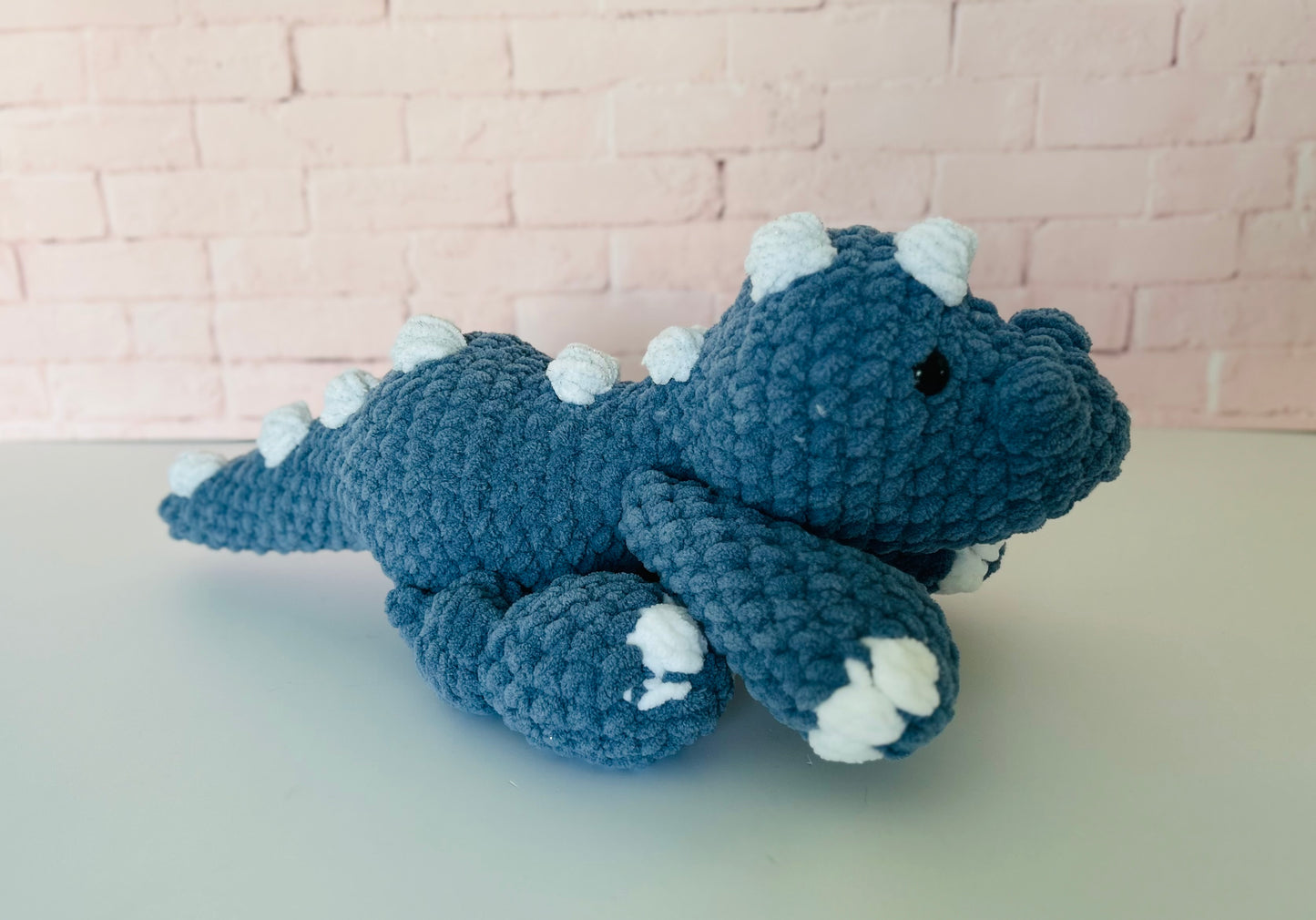 Dune Dino - Knotted Crochet Plushie