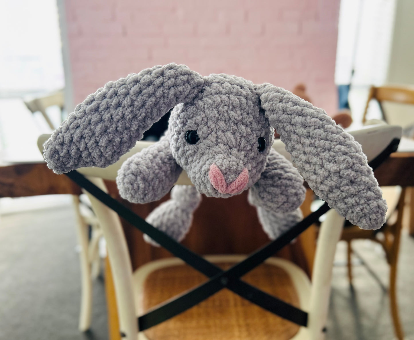 Bunnie Rabbit - Knotted Crochet Plushie