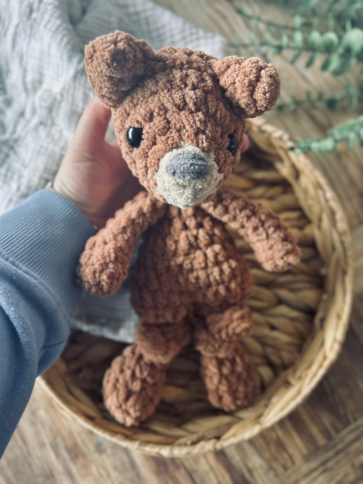 Mini Ever Bear - Crochet Snuggler / Lovey