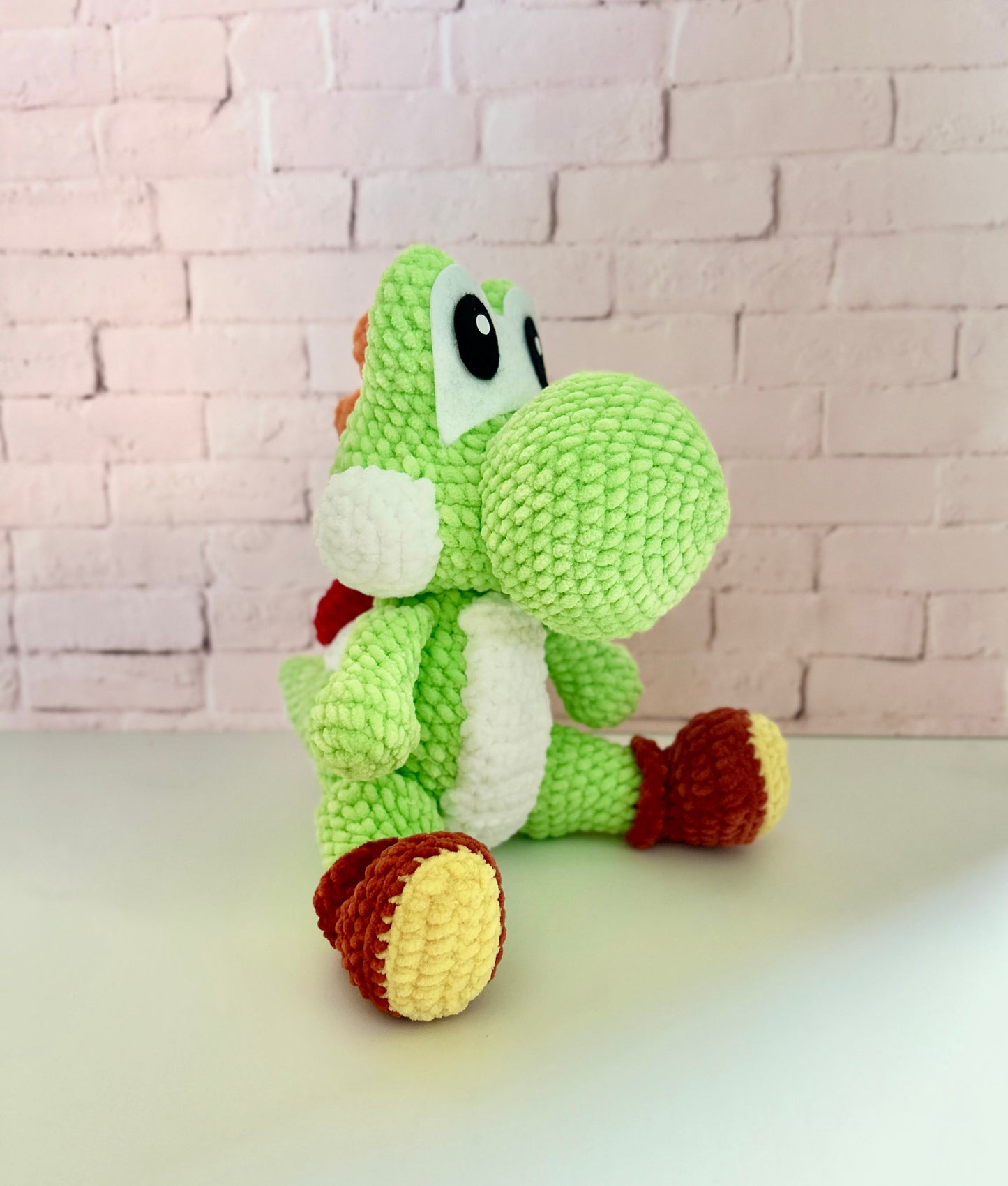 Yoshi, inspired Crochet Toy