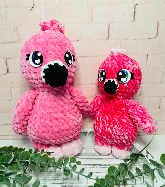 Jumbo Flamingo Crochet Plush Toys