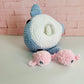 Mumma Whale + Babies - Crochet Soft Toy