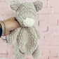 Jr Bear - Crochet Snuggler Soft Toy