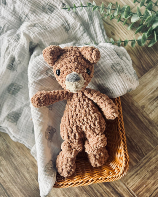 Mini Ever Bear - Crochet Snuggler / Lovey