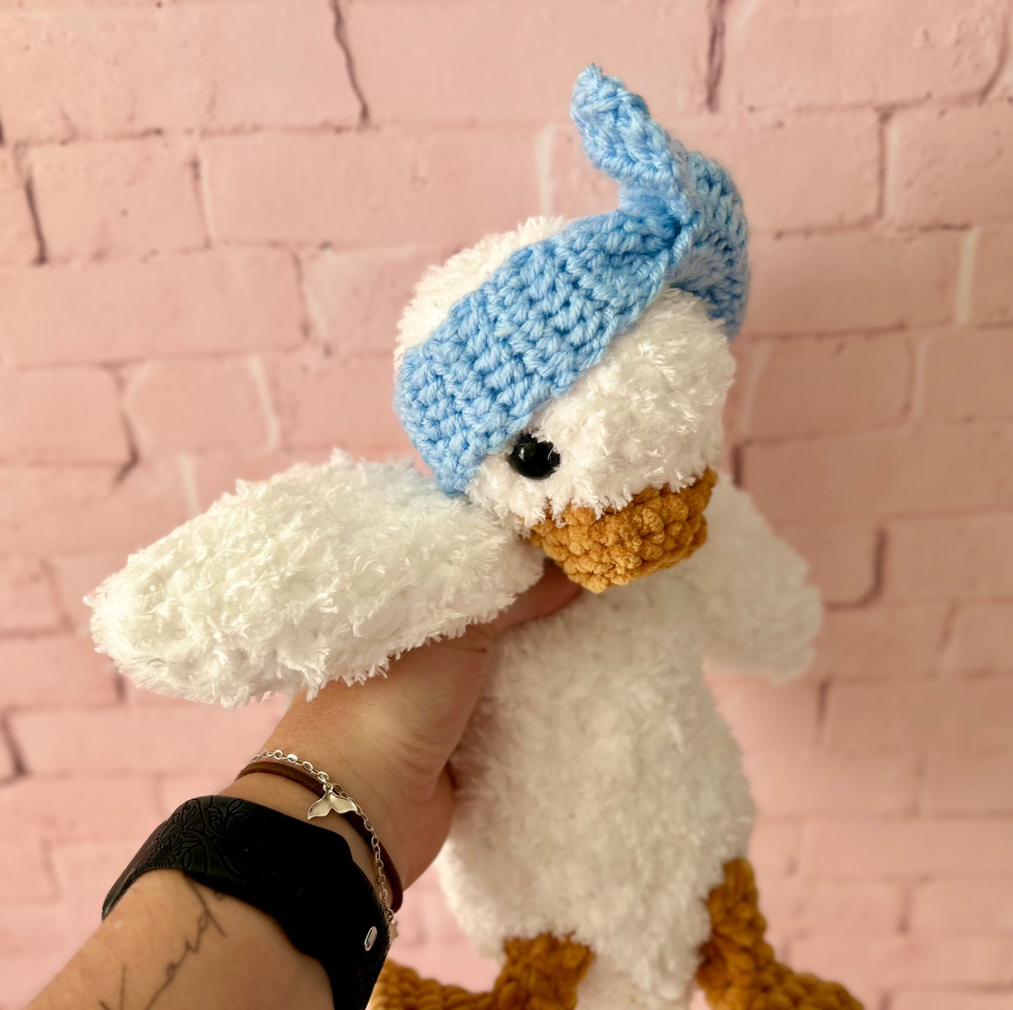 Della the Puddle Duck - Crochet Snuggler