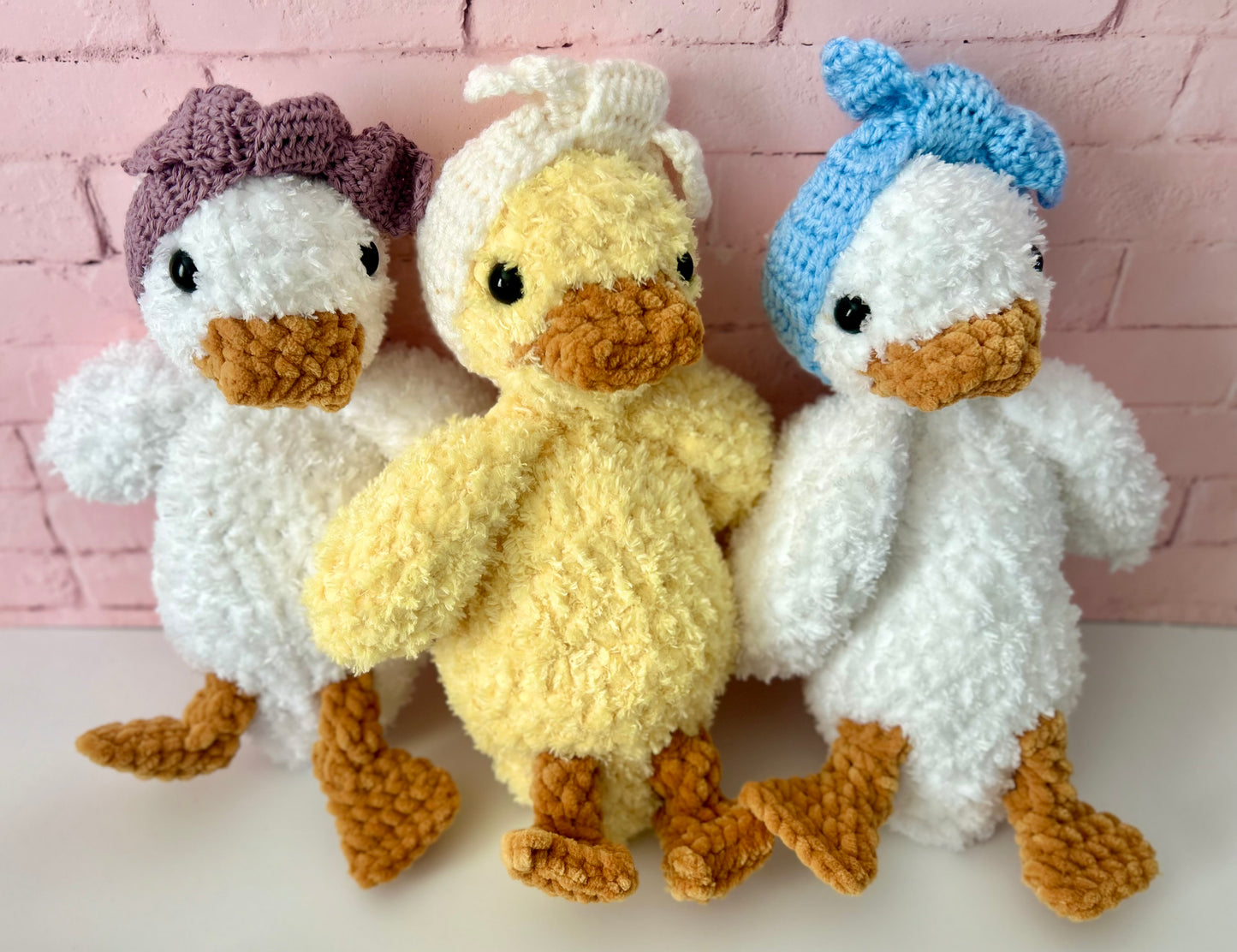 Della the Puddle Duck - Crochet Snuggler