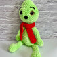 Mr Misunderstood - The Christmas Grinch Crochet Soft Toy / Plush