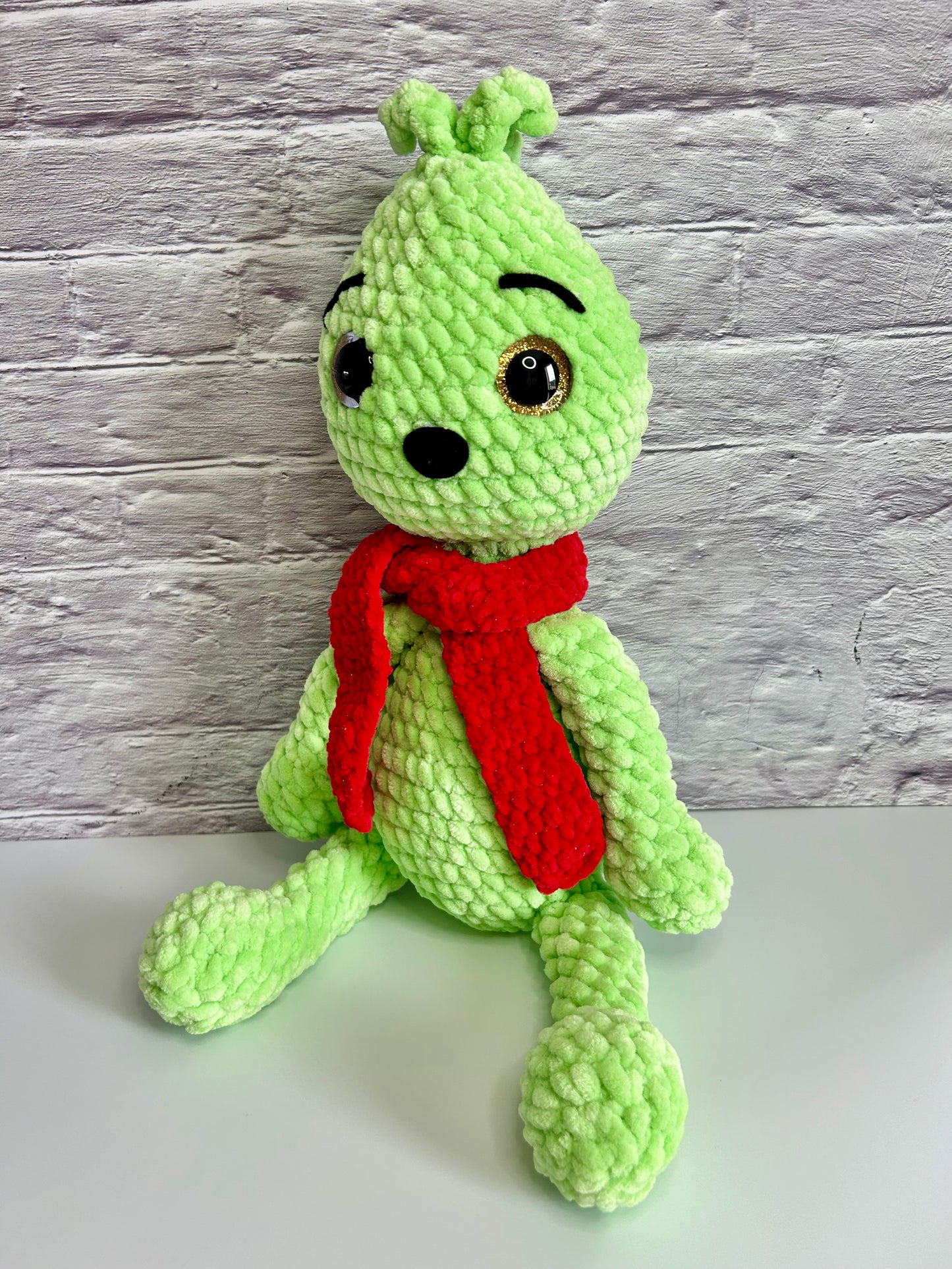 Mr Misunderstood - The Christmas Grinch Crochet Soft Toy / Plush