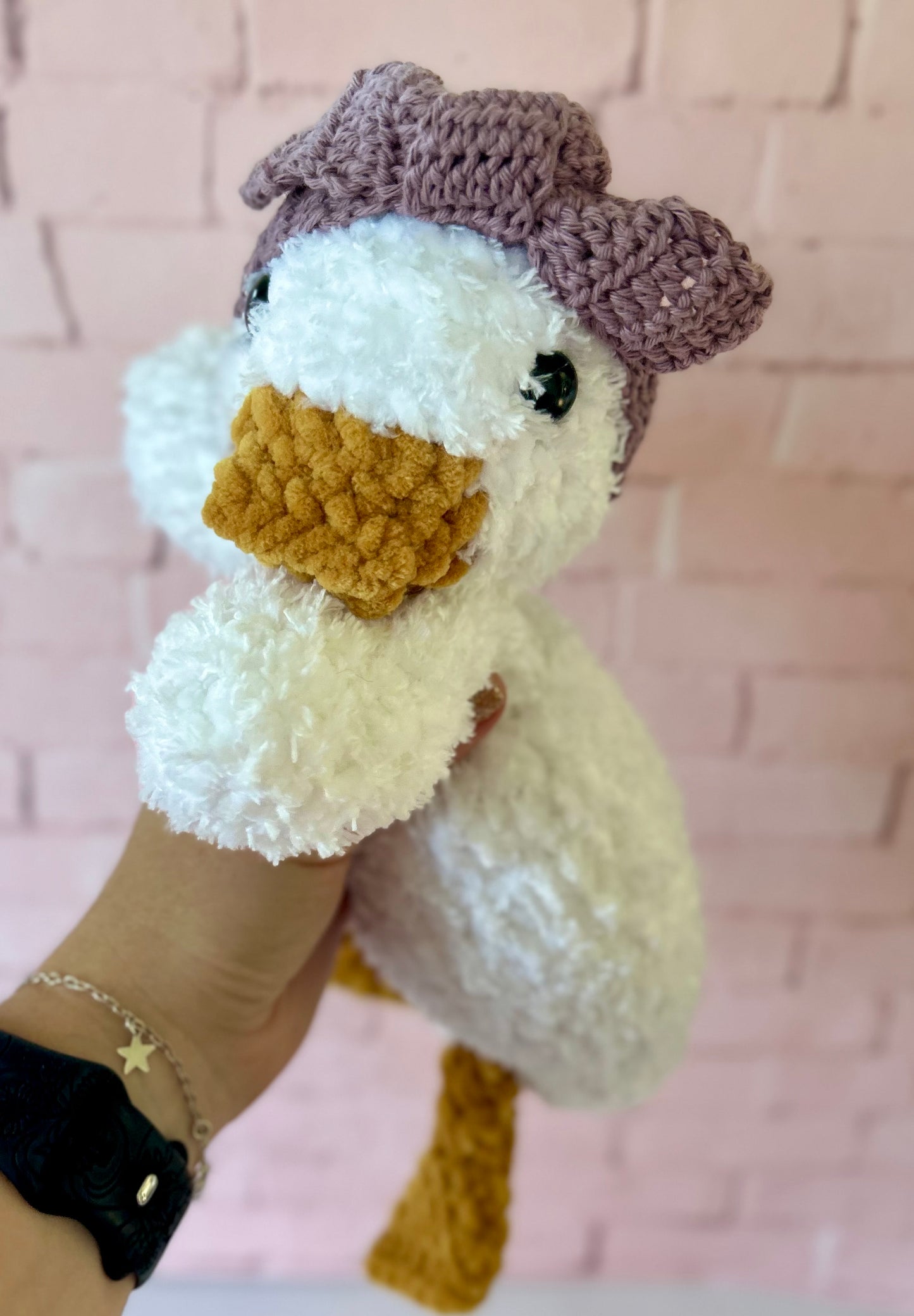 Della the Puddle Duck - Crochet Snuggler