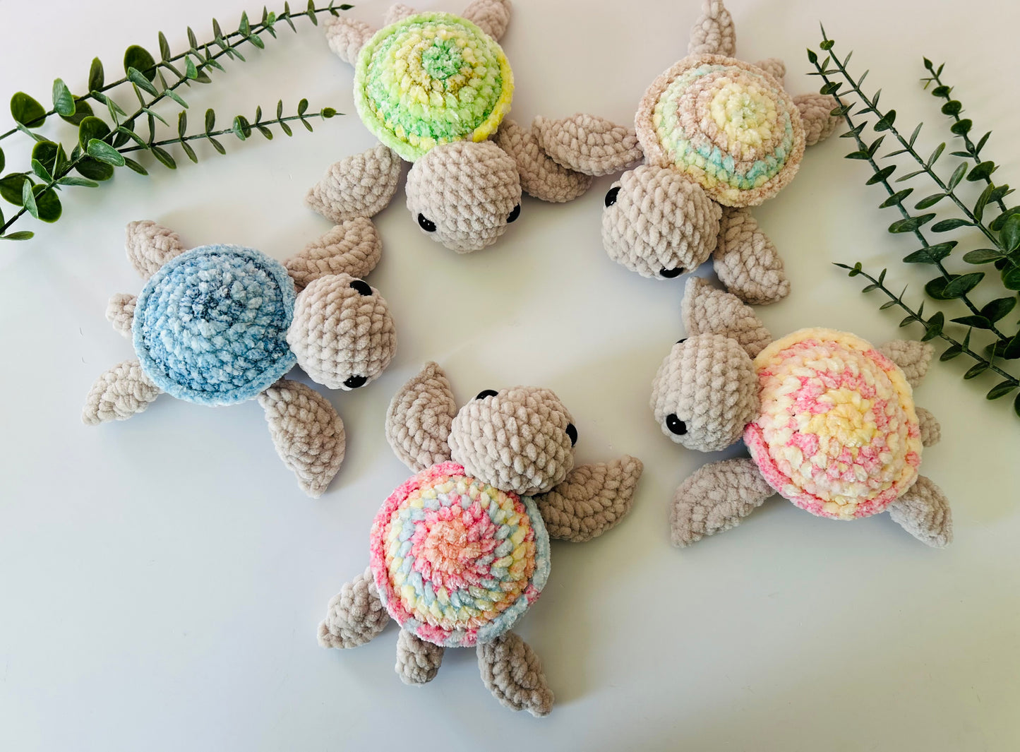 Plush Crochet Turtles (Small)