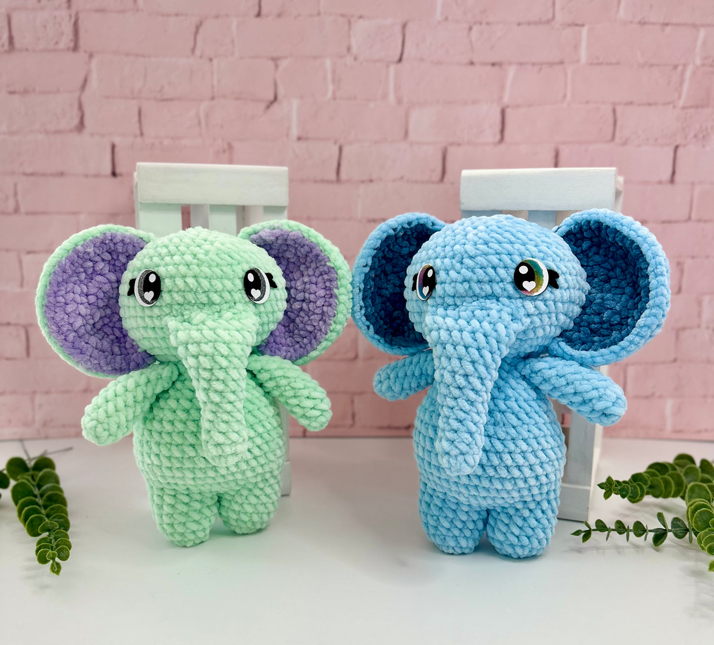 Ella the Elephant - Crochet Plushie