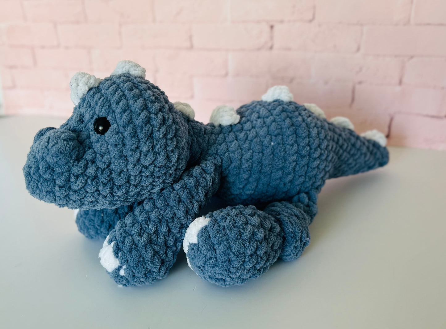 Dune Dino - Knotted Crochet Plushie