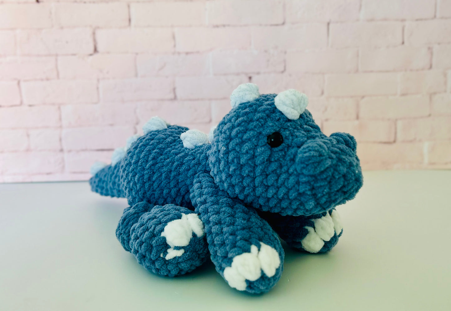 Dune Dino - Knotted Crochet Plushie