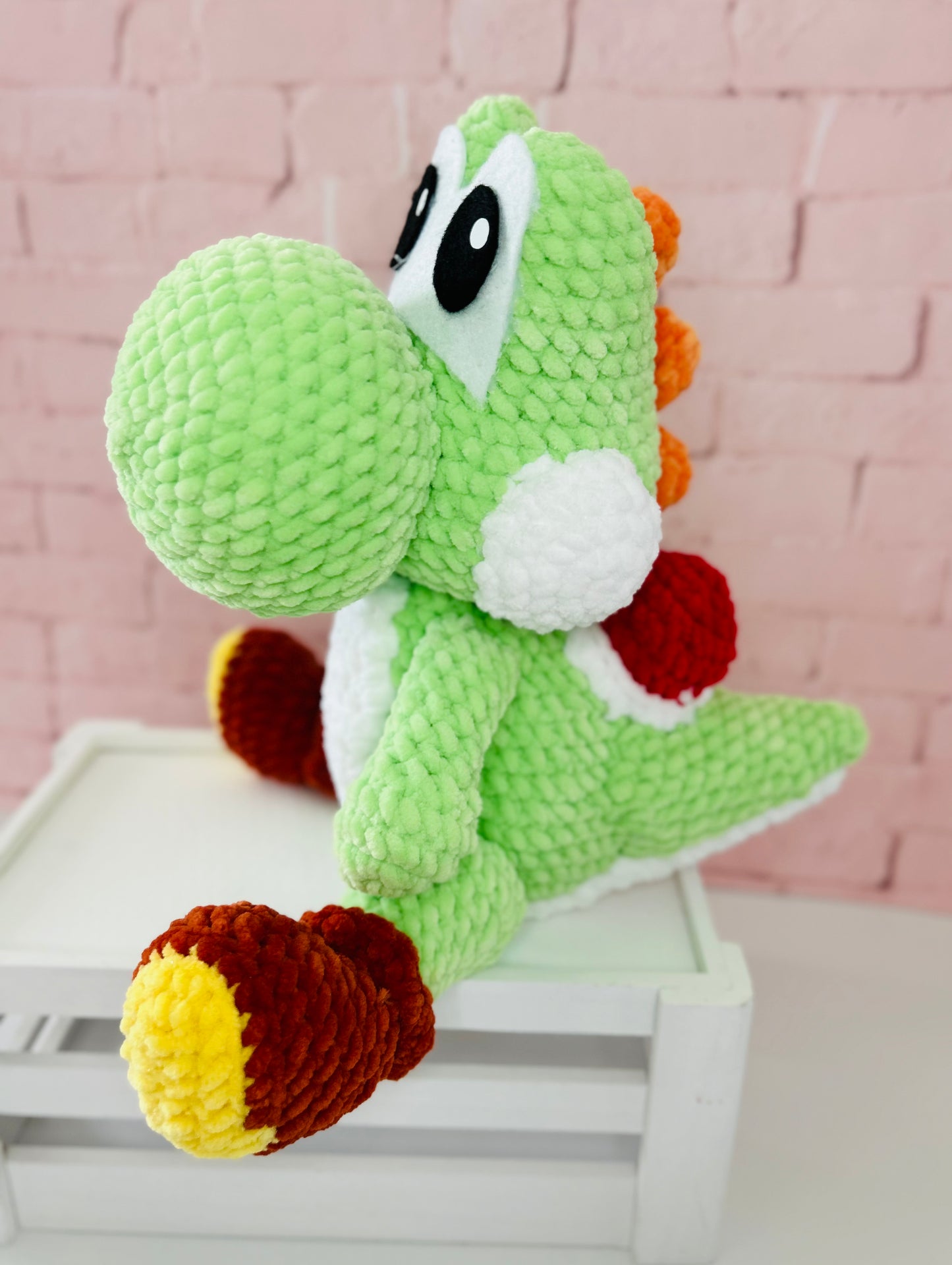 Yoshi, inspired Crochet Toy