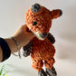 Mini Ford Fox - Crochet Snuggler / Lovey