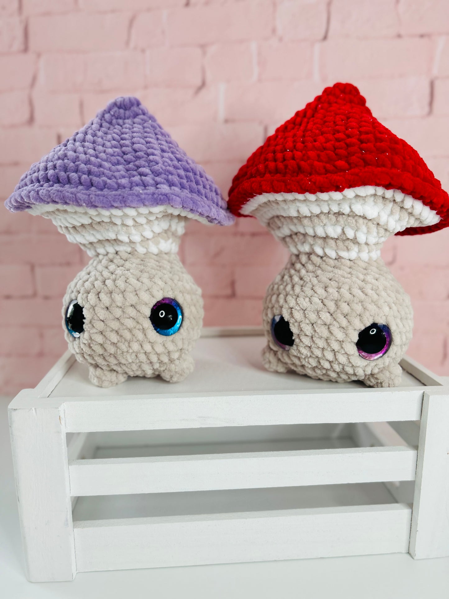 POP Top Mushrooms - Crochet Plush Toy