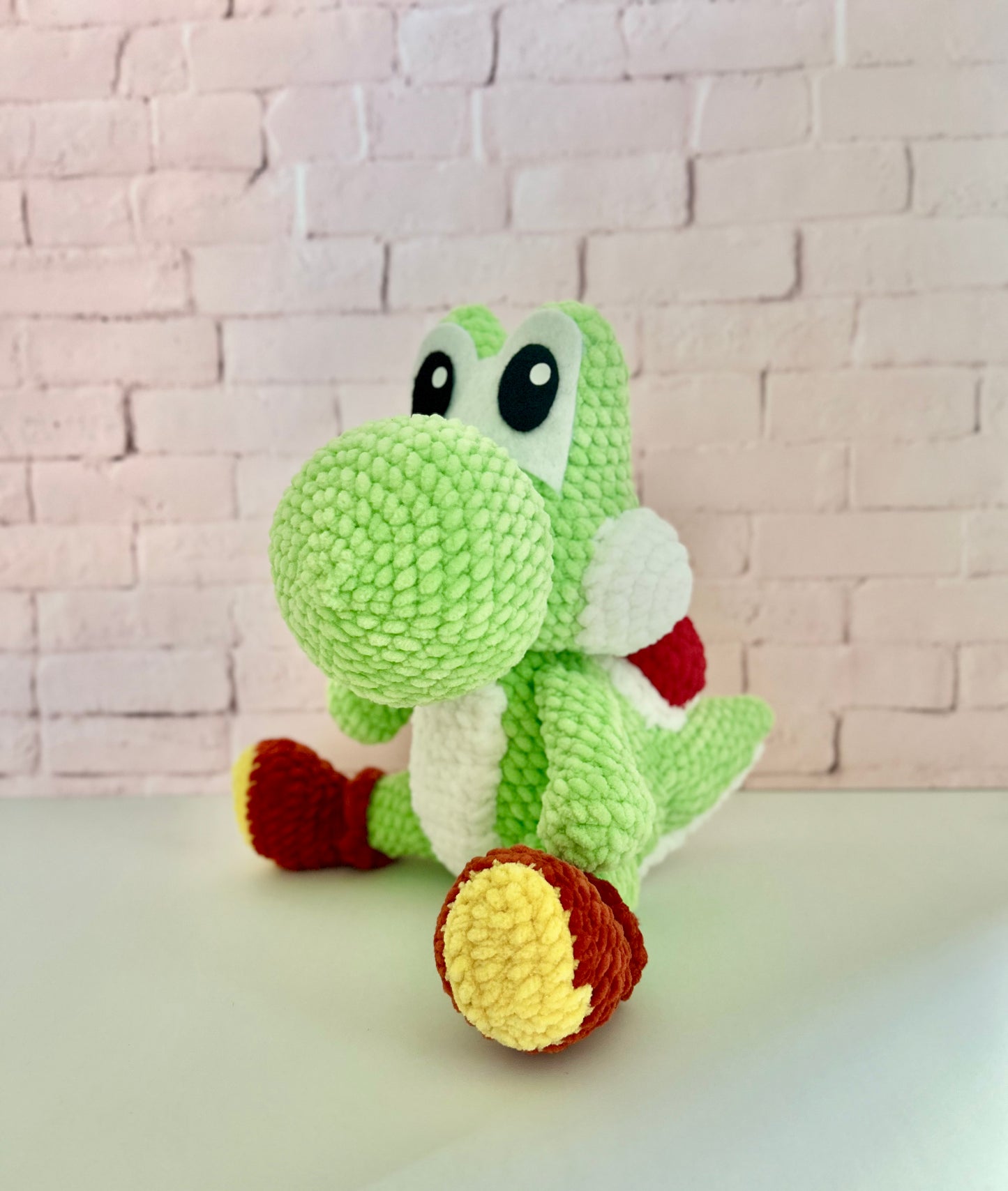 Yoshi, inspired Crochet Toy