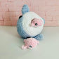 Mumma Whale + Babies - Crochet Soft Toy