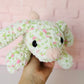 Floral Bunny- Knotted Crochet Plushie