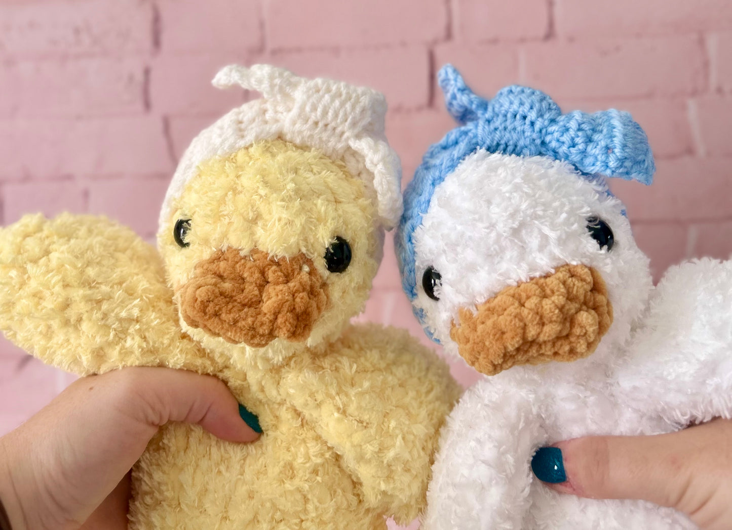 Della the Puddle Duck - Crochet Snuggler