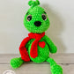 Mr Misunderstood - The Christmas Grinch Crochet Soft Toy / Plush