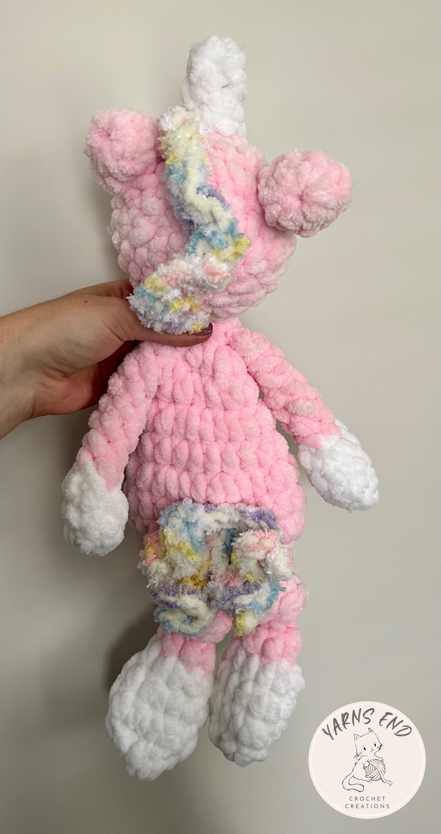 Mini JUMBO Luna the Unicorn - Crochet Snuggler